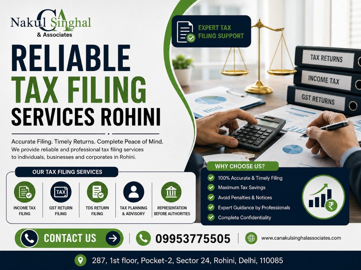 Reliable Tax Filing Services Rohini